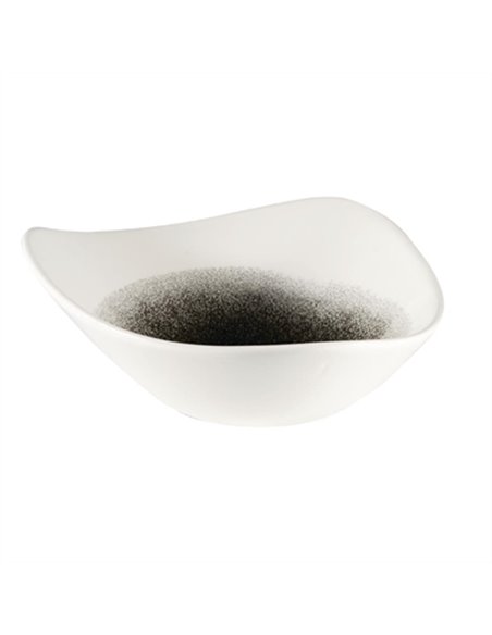 Churchill Studio Prints Raku Triangle Bowls Quartz Black 185mm 370ml (Pack of 12)