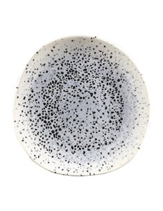 Churchill Studio Prints Mineral Blue Centre Organic Round Plates 186mm (Pack of 12)