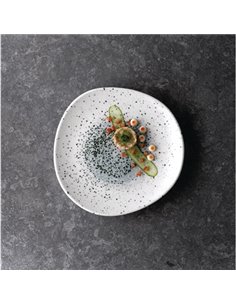 Churchill Studio Prints Mineral Blue Centre Organic Round Plates 210mm (Pack of 12) 2