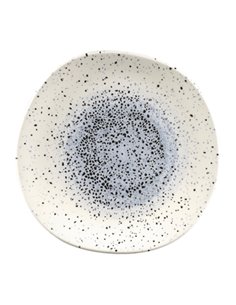 Churchill Studio Prints Mineral Blue Centre Organic Round Plates 264mm (Pack of 12)