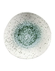 Churchill Studio Prints Mineral Green Centre Organic Round Bowls 253mm (Pack of 12)