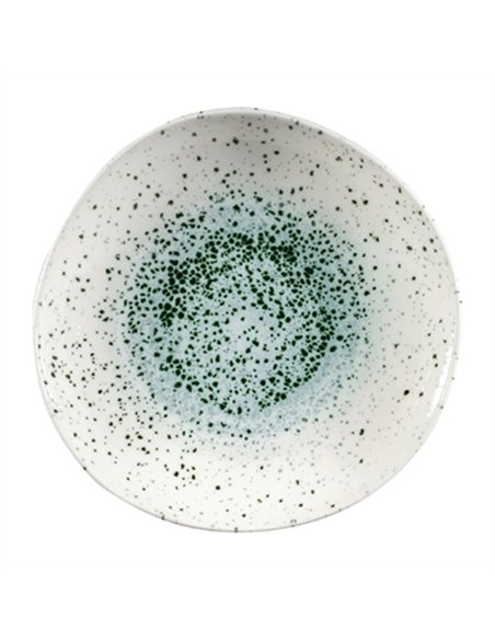 Churchill Studio Prints Mineral Green Centre Organic Round Bowls 253mm (Pack of 12)
