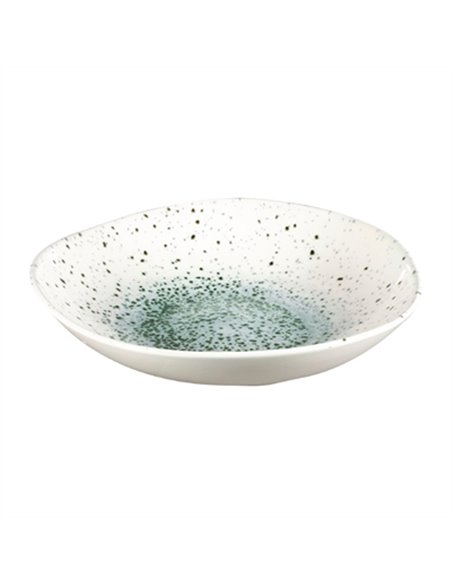 Churchill Studio Prints Mineral Green Centre Organic Round Bowls 253mm (Pack of 12)