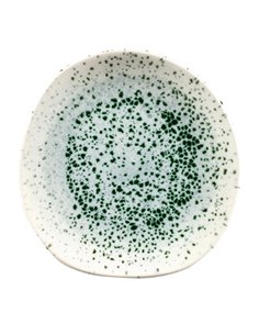 Churchill Studio Prints Mineral Green Centre Print Organic Round Plates 186mm (Pack of 12)