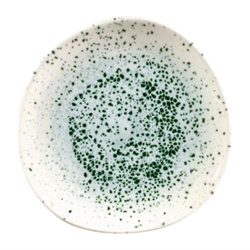 Churchill Studio Prints Mineral Green Centre Print Organic Round Plates 210mm (Pack of 12)