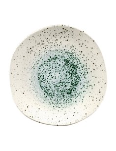 Churchill Studio Prints Mineral Green Centre Organic Round Plates 264mm (Pack of 12)