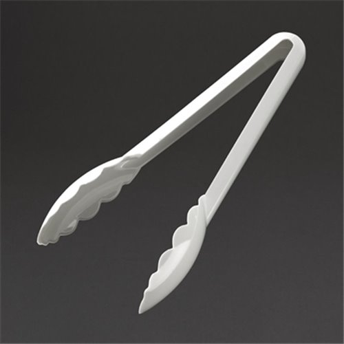 Matfer Exoglass Tongs White 9"