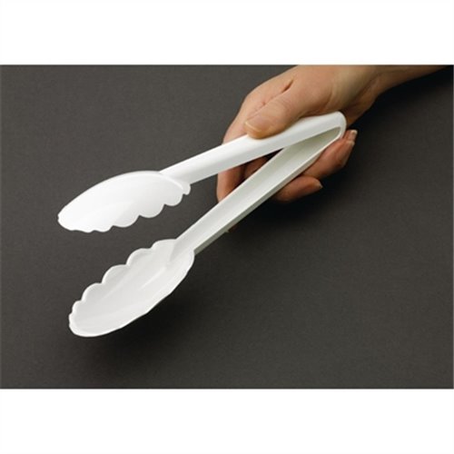 Matfer Exoglass Tongs White 9"