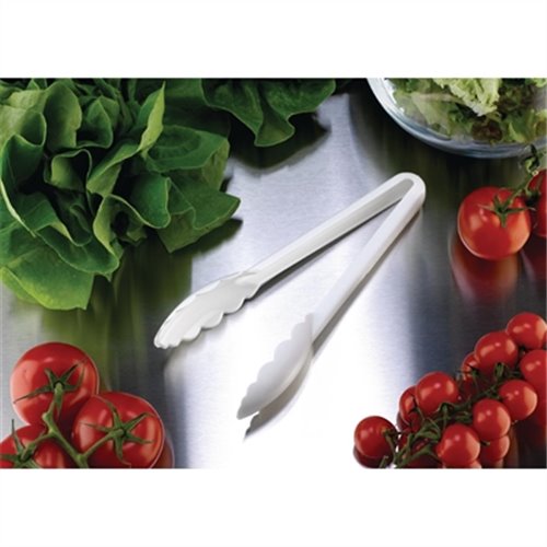 Matfer Exoglass Tongs White 9"