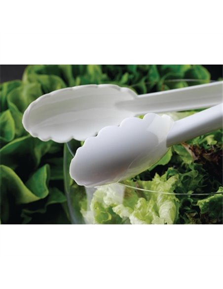 Matfer Exoglass Tongs White 9"