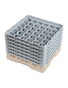 Cambro Camrack Beige 36 Compartments Max Glass Height 298mm