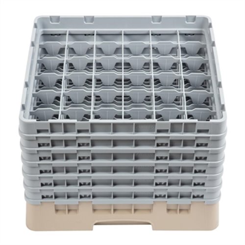 Cambro Camrack Beige 36 Compartments Max Glass Height 298mm