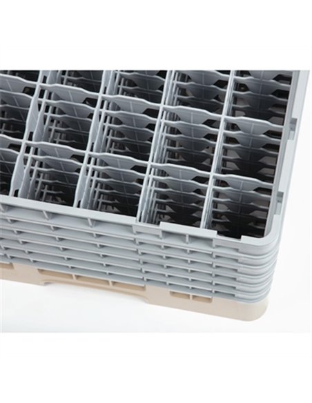Cambro Camrack Beige 36 Compartments Max Glass Height 298mm