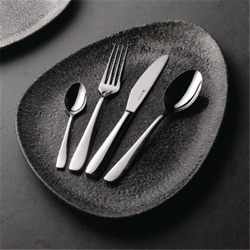 Churchill Studio Prints Raku Triangular Plates Quartz Black 300mm