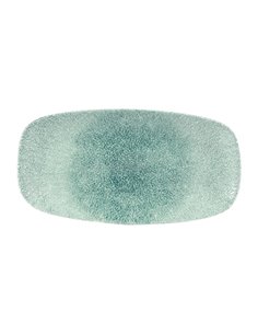 Churchill Studio Prints Raku Rectangular Plates Jade Green 153 x 298mm