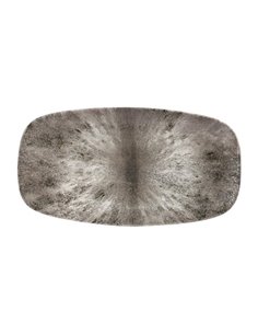 Churchill Studio Prints Stone Rectangular Plates Quartz Black 189 x 355mm