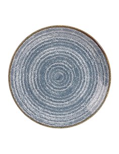 Churchill Studio Prints Homespun Coupe Plates Slate Blue 165mm