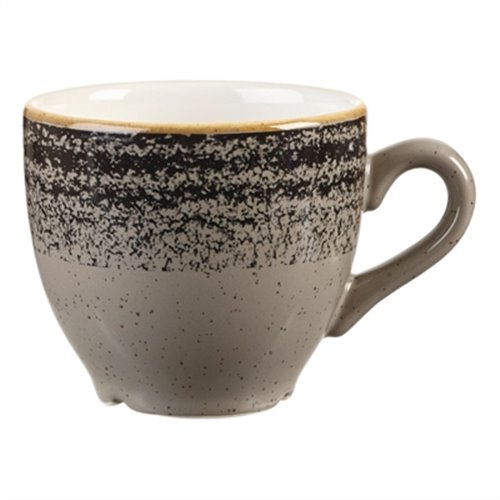 Churchill Studio Prints Homespun Charcoal Black Espresso Cup 100ml 35oz