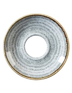 Churchill Studio Prints Stone Cappuccino Saucers Grey 156mm (Pack of 12)