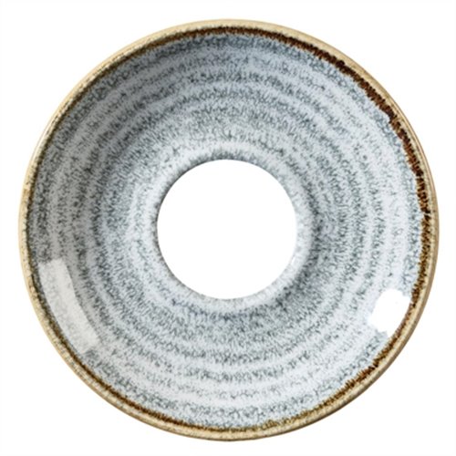 Churchill Studio Prints Stone Cappuccino Saucers Grey 156mm (Pack of 12)