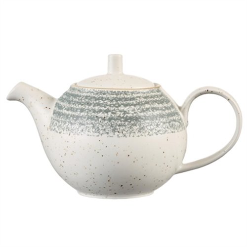 Churchill Studio Prints Homespun Stone Grey Teapot 426ml