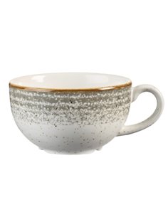 Churchill Studio Prints Homespun Stone Grey Cappuccino Cup 227ml 8oz