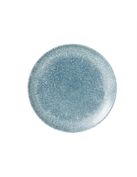 Churchill Studio Prints Raku Coupe Plate Topaz Blue 217mm