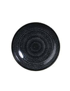 Churchill Studio Prints Homespun Charcoal Black Coupe Bowl 248mm