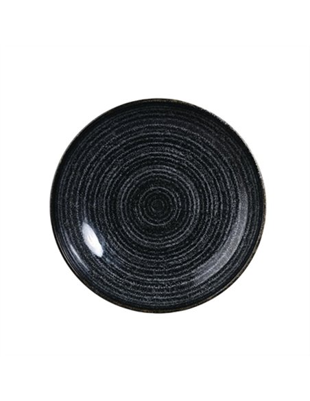 Churchill Studio Prints Homespun Charcoal Black Coupe Bowl 248mm