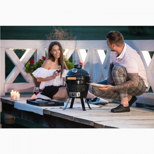 Kamado BBQ Grill Smoker Ceramic...