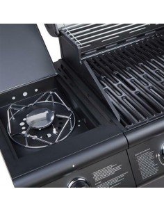 6 + 1 Burner BBQ Premium Gas Griddle Stainless Steel Barbecue Grill Incl 1 Side Burner 2