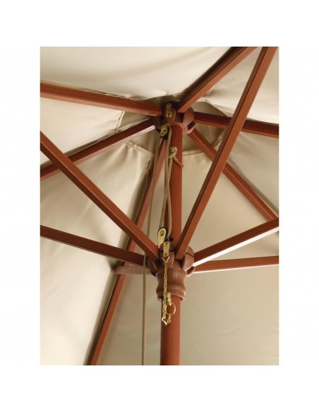 Bolero Round Parasol 3m Diameter Cream