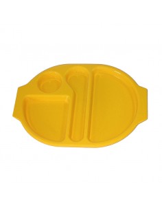 Meal Tray Yellow 38 x 28cm Polycarbonate