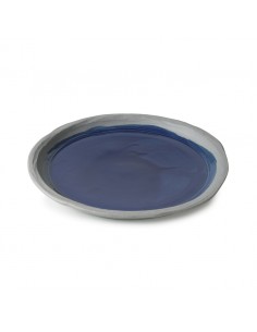 No.W Dessert Plate 21.5cm Indigo Blue
