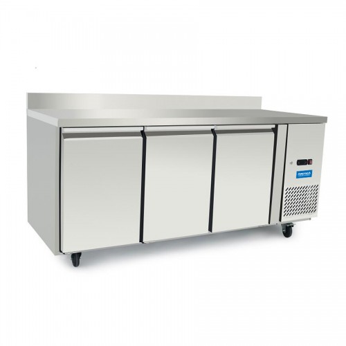 Arctica HD Refrigerated Prep Counter w.Upstand 3 Dr