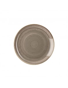 Stonecast Peppercorn Grey Coupe Plate 26cm