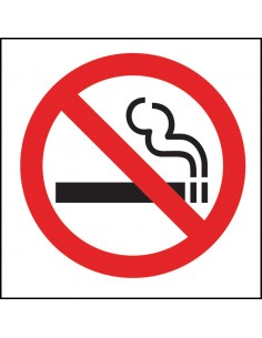 Safety Sign No Smoking Symbol