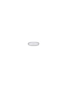 Caractere White Cumulus Oval Plate 35.5 x 21.8cm