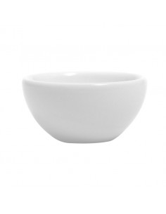 Bit On The Side Butter Dish Curved White 2.8cl