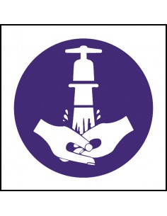 Kitchen Food Safety Wash Your Hands Symbol