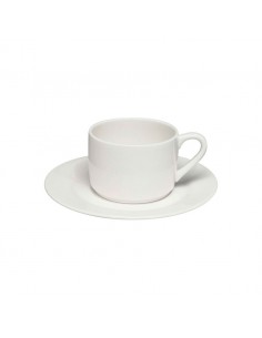 Glacier Tea Cup, Stackable - White 24cl