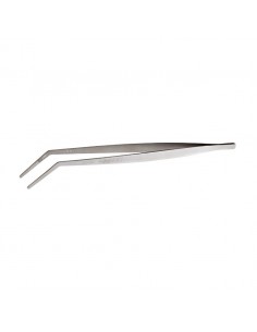 Mercer Precision Tongs Curved Tip 9 3/8 inch