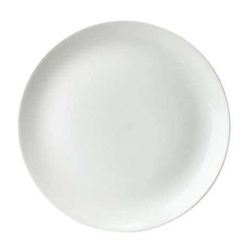Evolve Coupe Plate Round White 21.7cm