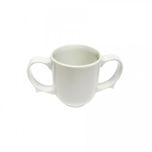 Dignity 2 Handled Mug White Ceramic 25cl