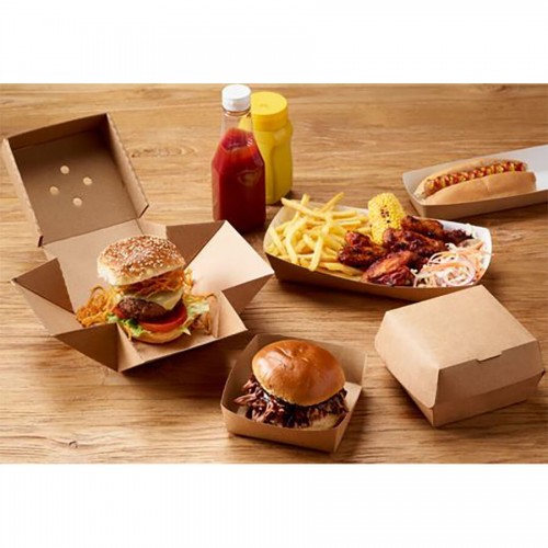 Premium Burger Box 122mm² 100 Per Case