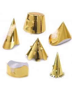 Sovereign Gold Christmas Party Hats