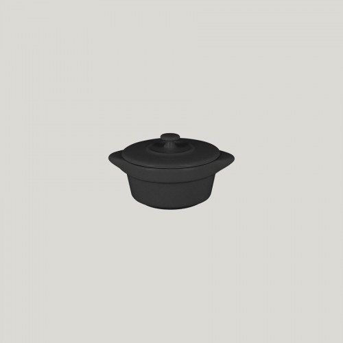 Chef's Fusion Mini Cocotte & Lid Black