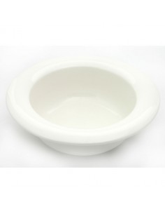 Dignity Bowl Wide Rim White 19.5cm Ceramic