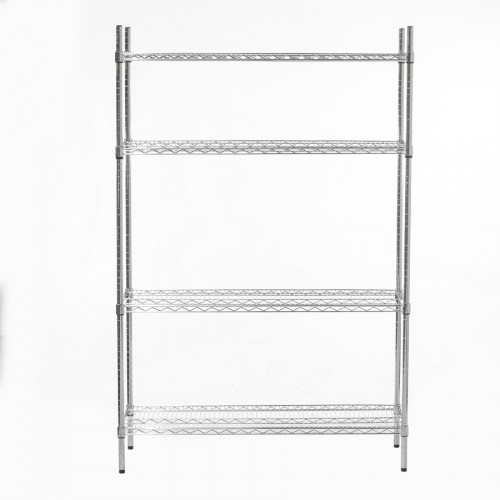 Connecta Chrome Wire Shelves 4 Tier 1500mm x 400mm