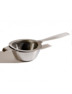 Cathay Tea Strainer And Bowl Stainless Steel